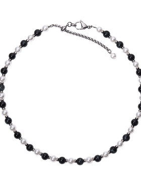 LUXTA原创珍珠虎眼石项链