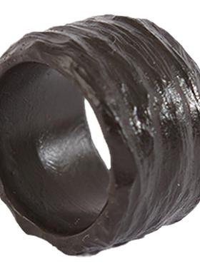 暗黑肌理酷帅风天然小众戒指