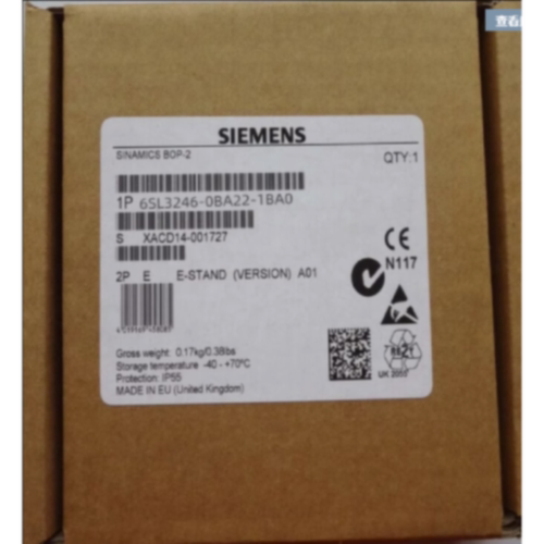 议价西门子G120控制单元6SL3246-0BA22-1BA0原装现货6SL32460BA22