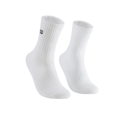 Wilson威尔胜官方男女通用弹力罗纹缓震抗菌百搭运动网球高腰袜子