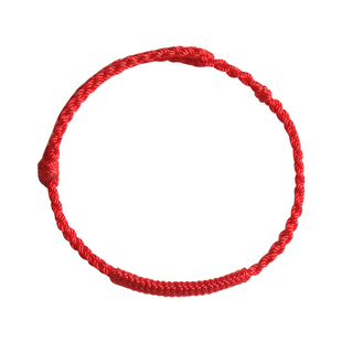 2026马年本命年金刚结红绳手链脚链男女手工编织红色手绳好运脚绳