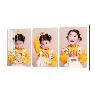 三宫格宝宝相框摆台照片定制相片打印做成水晶儿童成长记录挂墙壁