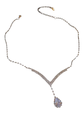 水滴项链女轻奢小众锁骨链