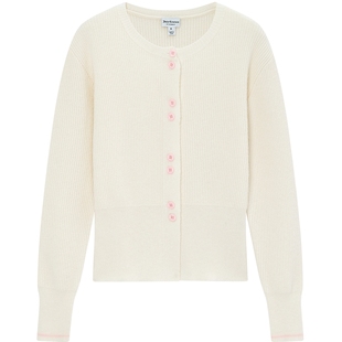 【含绵羊毛】Juicy Couture橘滋针织衫女收腰开衫上衣