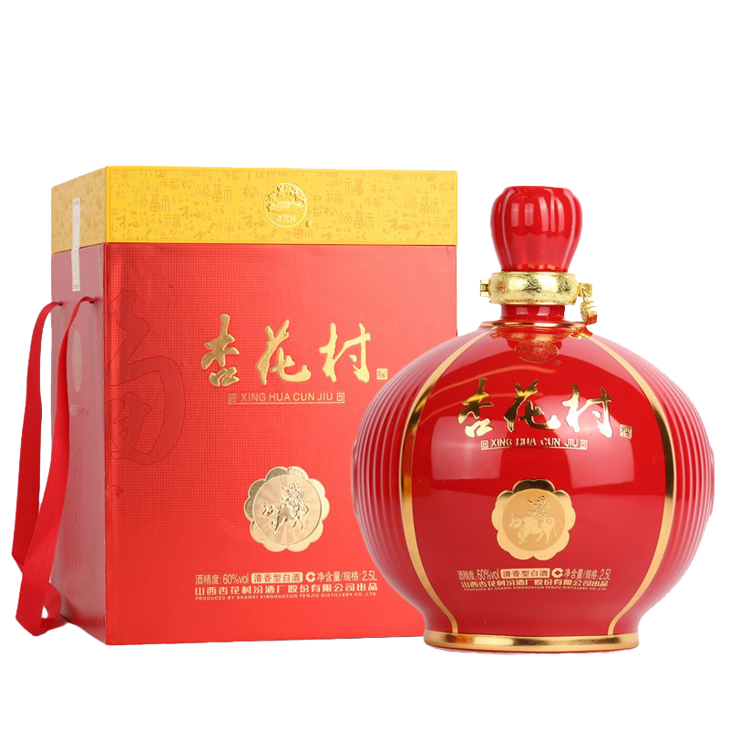 60度红灯笼2.5L清香型白酒