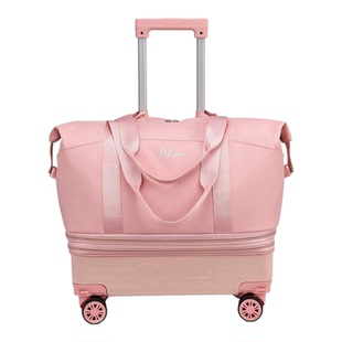 旅游男女手提旅行袋大容量登机箱包折叠短途旅行便携式拉杆行李包