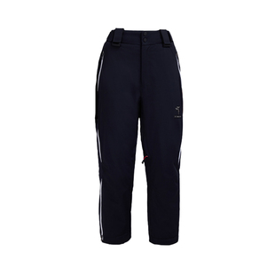 Tittallon体拓冬季户外防水加棉快脱式专业单双板竞技七分滑雪裤