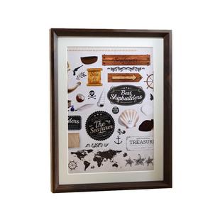 实木相框定制挂墙a4油画画框空框装裱儿童4k8k素描a3海报框架裱框