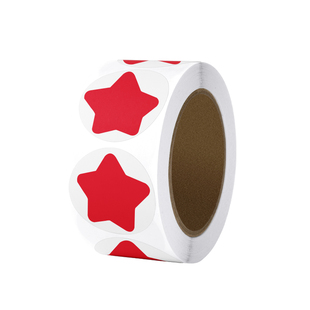 卷装500贴小红花奖励贴纸幼儿园儿童小红旗表扬贴板一年级教师用宝宝奖励孩子的贴纸班级星星大拇指奖励贴墙