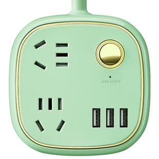 公牛usb插座多功能可爱插排智能多插位插线板超薄桌面排插多插位