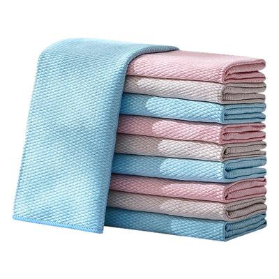 鱼鳞抹布擦玻璃专用无痕