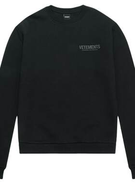 VETEMENTS男女oversize风格卫衣