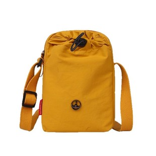 新款多功能斜挎包男女手机防水休闲单肩水壶包运动健身抽绳水杯