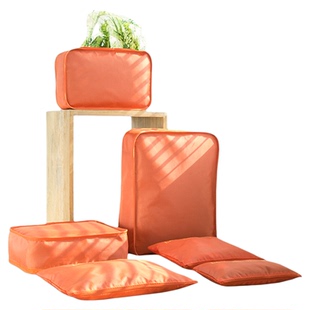 旅行收纳袋六件套内衣鞋子整理袋行李箱衣服收纳包旅游洗漱包