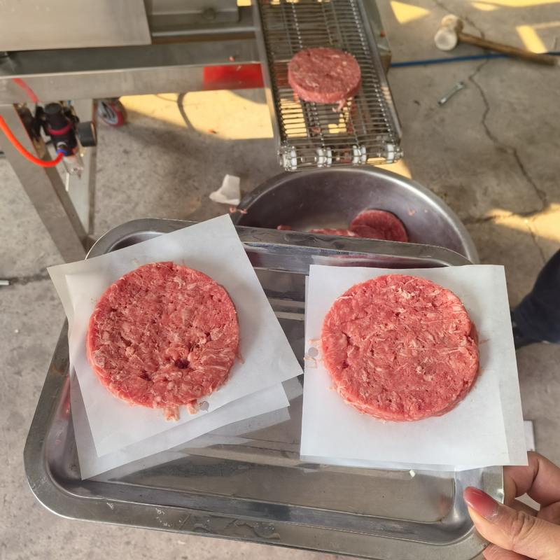全自动汉堡肉饼成型机商用压饼机商用土豆饼制作机麦乐鸡块机器