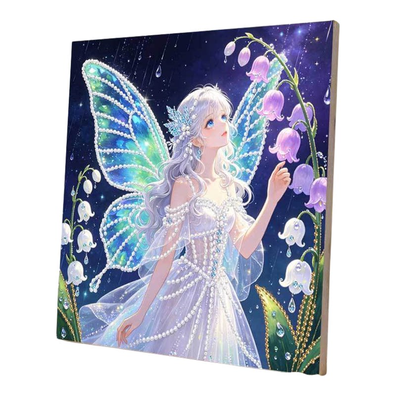 精灵仙子钻石贴钻画DIY装饰画