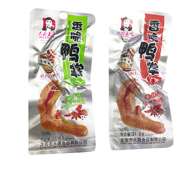 龙岩泡鸭爪大晟土楼香脆鸭掌