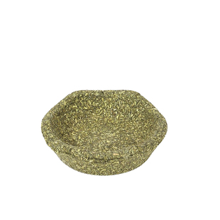 兔子磨牙棒可食用草饼牧草碗啃咬耐磨食盆兔兔零食兔笼造景装饰品