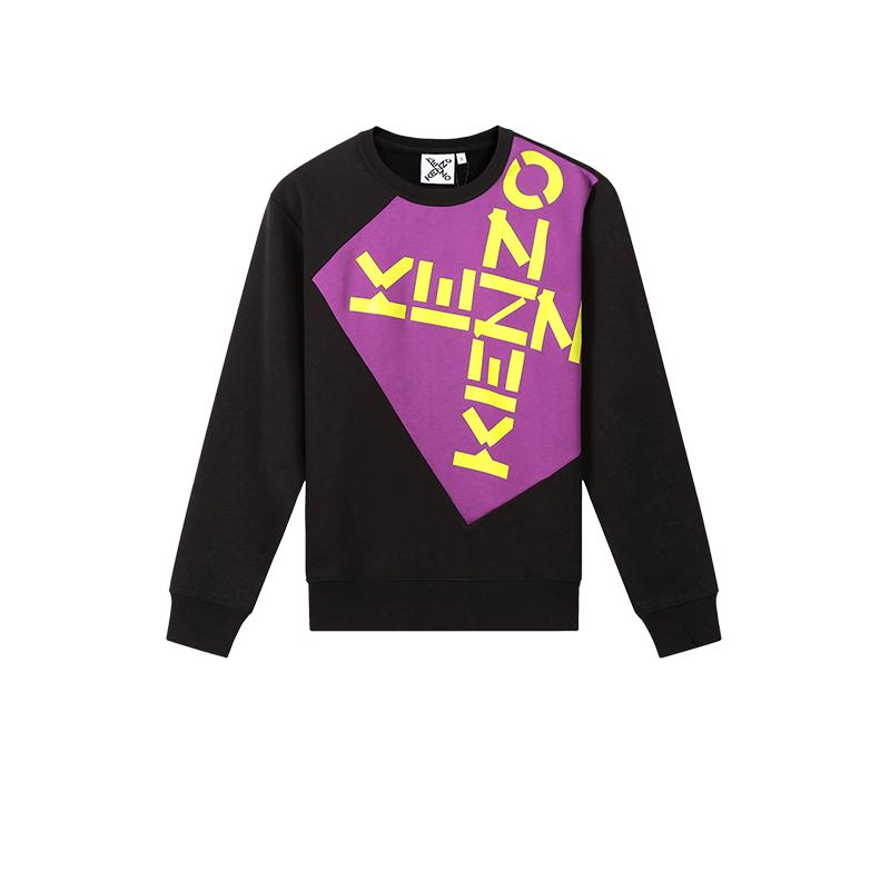 【自营】Kenzo 女士圆领长袖卫衣运动衫 2SW634 4MS套头字母宽松