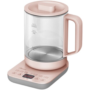 Midea/美的养生壶GE1511家用多功能煮茶器烧水壶电水壶GE1507预约