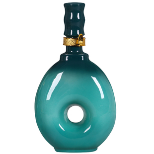 景德镇陶瓷酒瓶1斤装饰创意家用小空瓶白酒罐密封酒坛子一斤 定制