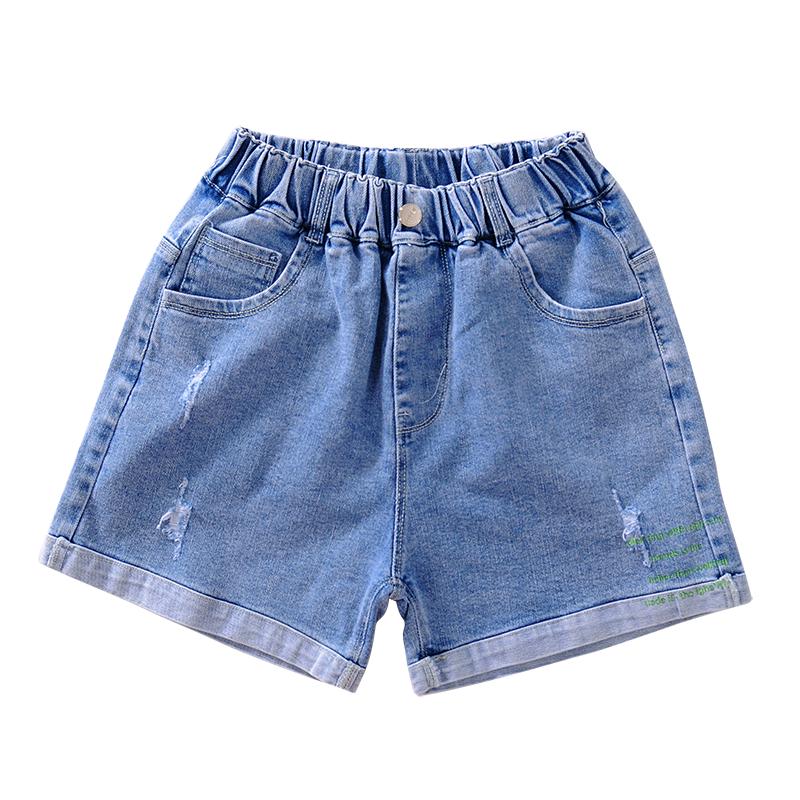 女童牛仔裤夏季短裤女大童装裤子