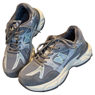 女大童加绒老爹鞋2025冬季新款青少年保暖轻便运动球鞋亲子休闲鞋