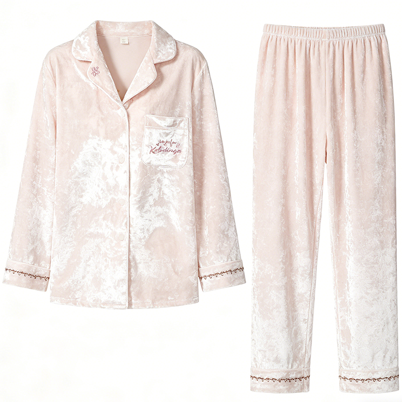 达芬奇密码长袖睡衣女家居服套装