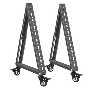 电视支架落地矮移动推车舞台主席台会议反看俯仰角提词器支架演讲