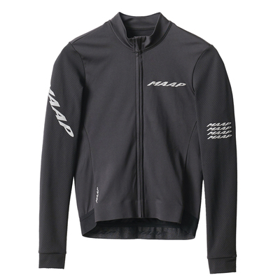 【秋冬新品】MAAP 男士 Emerge LS Jersey 加绒长袖骑行服 黑色