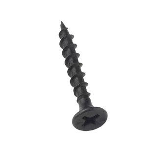 黑色圆形螺钉木工干壁钉粗牙快攻自攻丝快牙十字沉头螺丝钉墙板钉