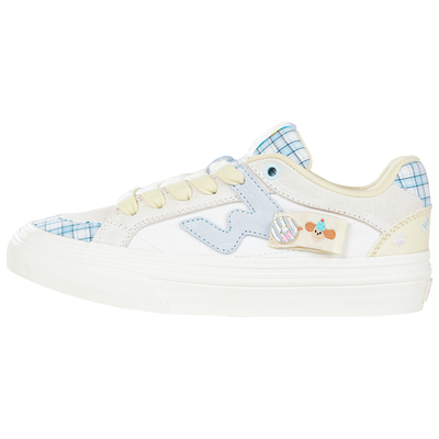 顽刻ollieskate旺旺日记配色秋季校园风W系列低帮男女国潮滑板鞋