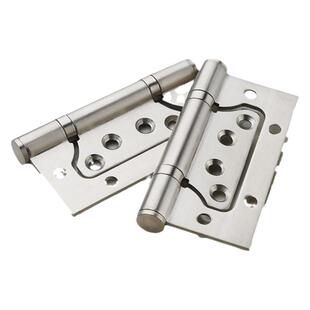 加厚304不锈钢免开槽房间室内门蝴蝶字母活页轴承子母合页4寸包邮