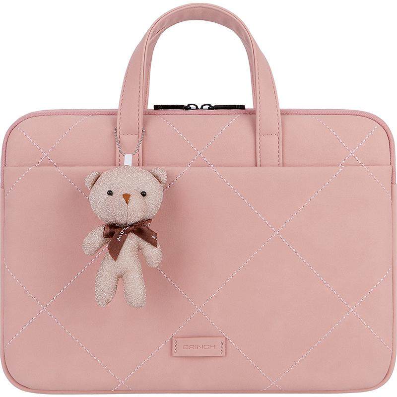 手提电脑包14寸女15点6适用于华为matebook苹果macbook air13pro16联想小新戴尔15.6寸华硕惠