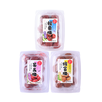 花彩日式调味梅腌渍梅