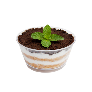 一次性塑料布丁杯木糠杯烘培慕斯水果蛋糕杯子双皮奶冰激凌杯带盖