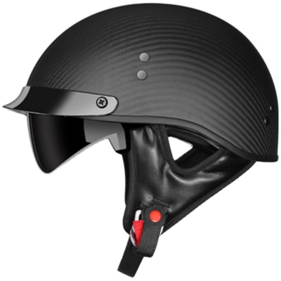 AMZ摩托车玻璃钢复古半盔