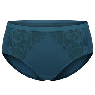 古今内衣花卉蕾丝内裤舒适透气三角裤棉质底裆女士中腰内裤