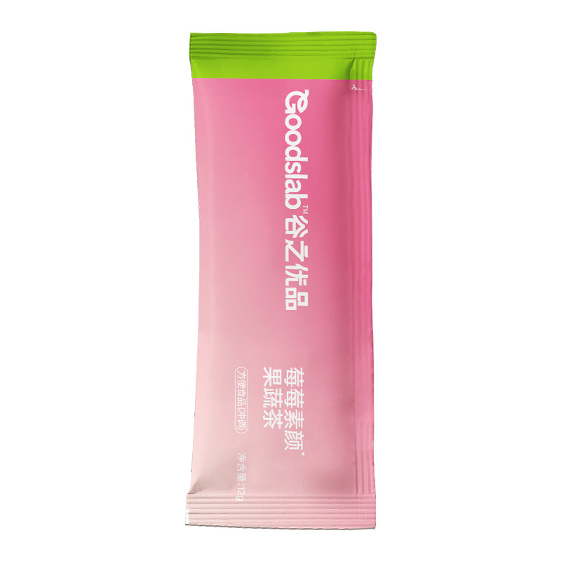 谷之优品 莓莓素颜果蔬茶巴西莓粉蓝莓粉冲泡饮品奶茶果汁茶盒装
