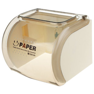 创意可爱防水手纸盒家用卫生间卷纸筒免打孔厕纸盒厕所塑料纸巾盒