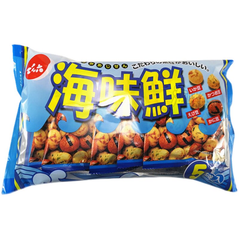 日本进口膨化坚果天六什锦海鲜