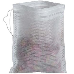 100个10*12cm无纺布卤料滤袋茶包袋煎药袋煮茶泡茶袋一次性