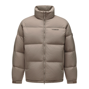 坦博尔2025新款冬季男女同款立领羽绒服泡芙感保暖休闲面包服外套