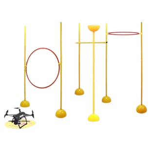 无人机障碍圈竞赛门训练圆环带底座训练圆门竖标杆标志碟绕杆