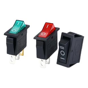 船型开关KCD3 船形翘板电源按钮 单刀双掷三档3脚 250V板30*13mm