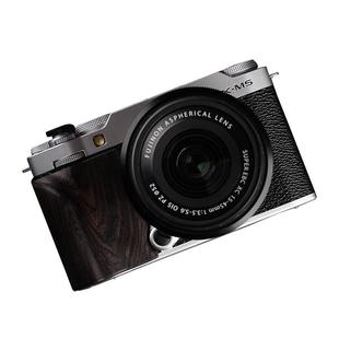 富士XM5实木手柄 黑檀木防滑贴 超轻便携设计