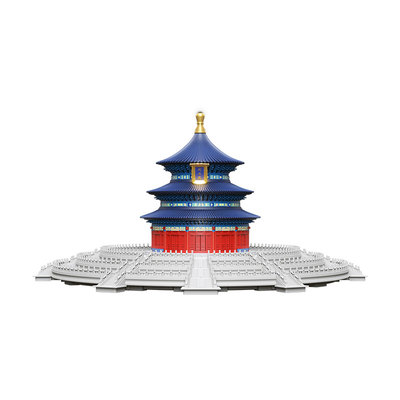 千年榫天坛祈年殿榫卯积木正品