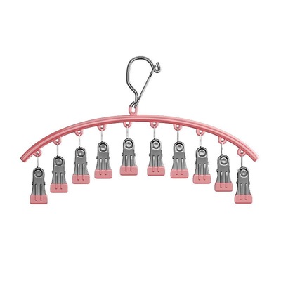 不锈钢袜子夹晾衣架学生宿舍防风挂袜子架多功能内衣裤晒袜子神器