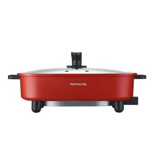 九阳电火锅电锅家用多功能锅煎烧烤锅不粘锅10L大容量烤鱼烹饪机