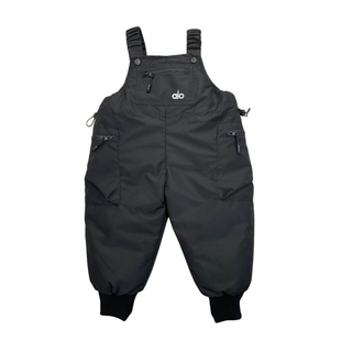 儿童羽绒背带裤女男童轻薄防寒外穿抗寒冬季加厚保暖防风宝宝裤子